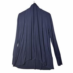 Athleta Pranayama Wrap Cardigan Sweater Navy Blue Women's Size S
